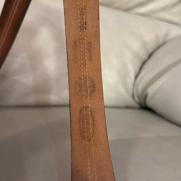 Men’s Lee leather belt preowned size 34-36. Bundle to save shipping. USA NYC Lee - Picture 7 of 16
